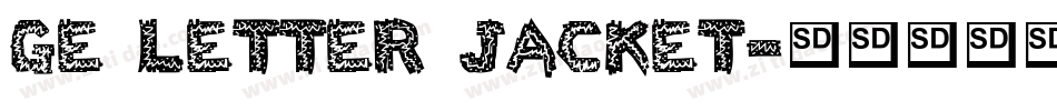 GE Letter Jacket字体转换